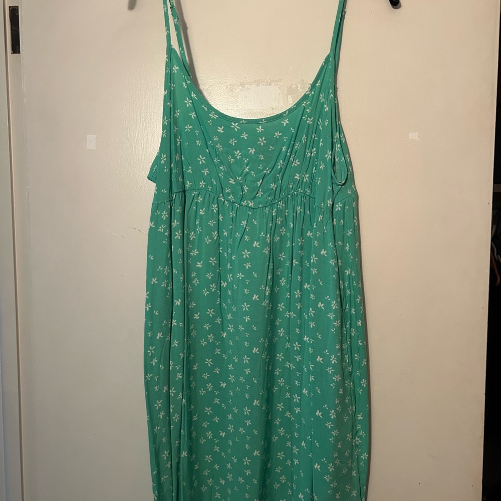 Green Floral Sundress